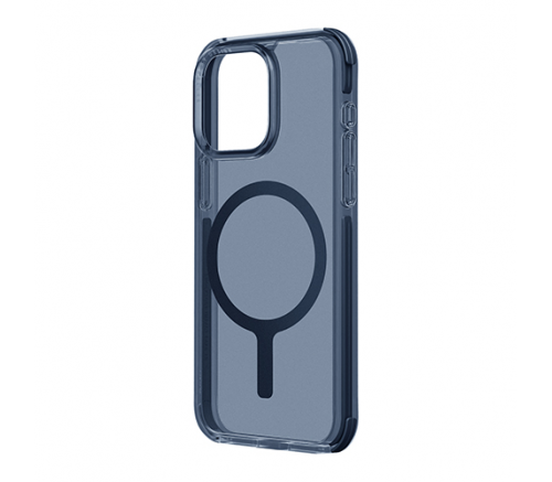 Чехол Uniq для iPhone 15 Pro Max Combat AF Дымчатый синий (MagSafe) - фото 2