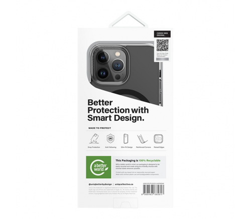 Чехол Uniq для iPhone 15 Pro Max Lifepro Xtreme AF Морозный дым (MagSafe) - фото 7