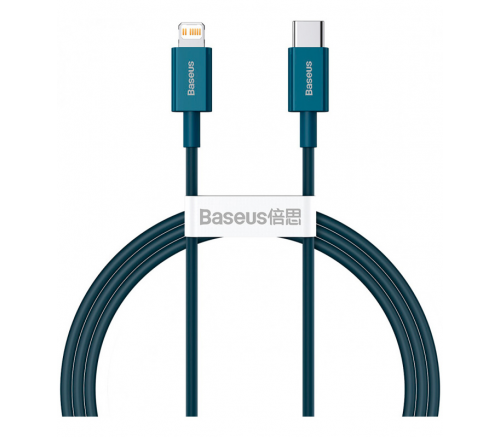 Кабель Baseus Superior Series Fast Charging Data Cable Type-C to iP PD 20W 1m Blue - фото 1