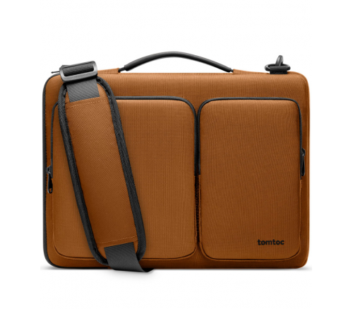 Сумка Tomtoc для ноутбуков Defender-A42 Laptop Shoulder Briefcase 13.5", Коричневый - фото 1