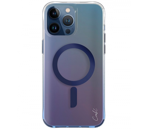 Чехол Uniq для iPhone 15 Pro Max COEHL Dazze Лазурный Синий (MagSafe) - фото 1