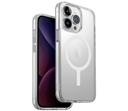 Чехол Uniq для iPhone 15 Pro Max Lifepro Xtreme AF Морозная ясность (MagSafe) - фото 1