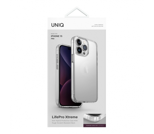 Чехол Uniq для iPhone 15 Pro Lifepro Xtreme Прозрачный - фото 7