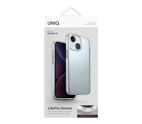 Чехол Uniq для iPhone 15 Lifepro Xtreme Прозрачный - фото 7