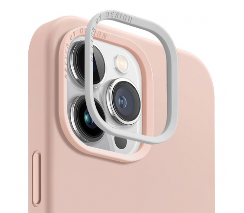 Чехол Uniq для iPhone 15 Pro LINO Розовый (Magsafe) - фото 4