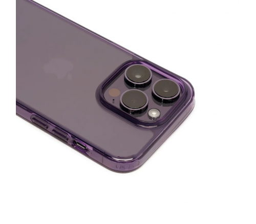 Чехол-накладка K-Doo Guardian для iPhone 14 Pro Max, полиуретан (TPU), противоударный, прозрачный / фиолетовый - фото 3