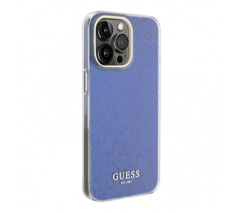 Чехол Guess для iPhone 15 Pro PC/TPU Faceted Mirror Disco Твердый фиолетовый - фото 2