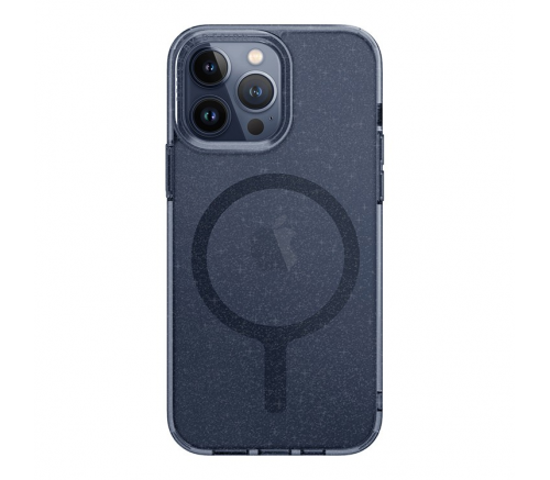 Чехол Uniq для iPhone 15 Pro Max Lifepro Xtreme Мишура Синяя (MagSafe) - фото 3