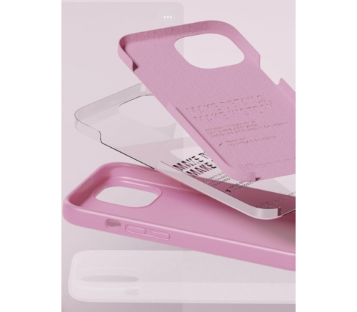 Чехол Elago для iPhone 15 Soft silicone (Liquid) Ярко-розовый - фото 3