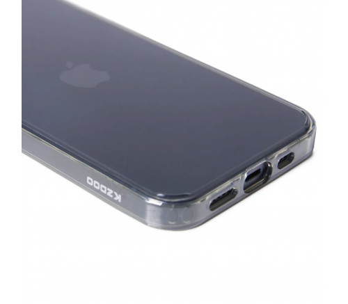 Чехол-накладка K-Doo Guardian, iPhone 15, полиуретан (TPU), противоударный, чёрный / прозрачный - фото 4