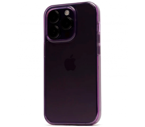 Чехол-накладка K-Doo Guardian для iPhone 14 Pro Max, полиуретан (TPU), противоударный, прозрачный / фиолетовый - фото 1