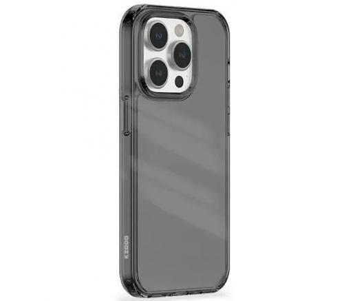 Чехол-накладка K-Doo Guardian для iPhone 14 Pro, полиуретан (TPU), противоударный, чёрный / прозрачный - фото 1