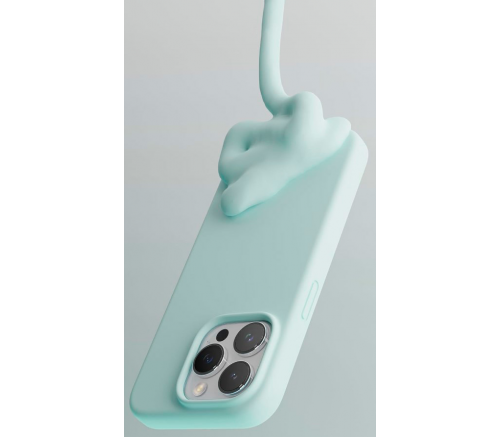 Чехол Elago для iPhone 15 Pro Soft silicone (Liquid) Мятный - фото 3
