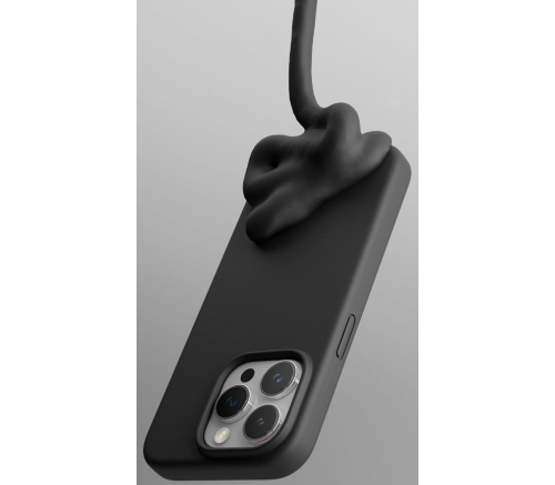 Чехол Elago для iPhone 15 Pro Soft silicone (Liquid) Черный - фото 3