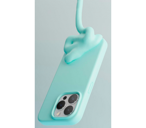 Чехол Elago для iPhone 15 Pro Soft silicone (Liquid) Морское Небо - фото 3