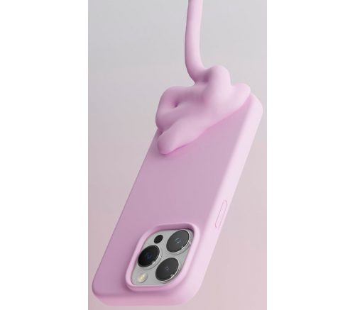 Чехол Elago для iPhone 15 Pro Max Soft silicone (Liquid) Светло-сиреневый - фото 3
