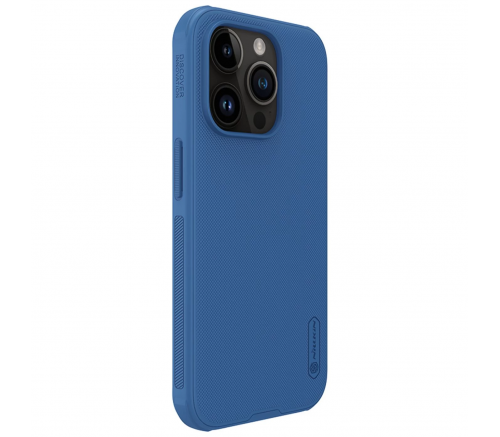 Чехол Nillkin для iPhone 15 Pro Frosted Shield Pro Синий - фото 3