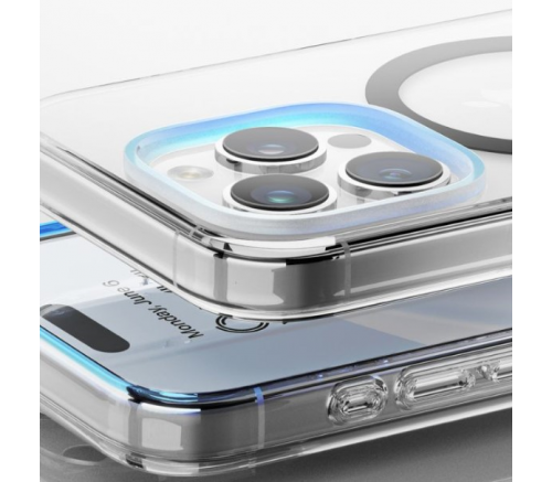 Чехол Elago для iPhone 15 Pro HYBRID (pc/tpu) Прозрачный/черный (MagSafe) - фото 5