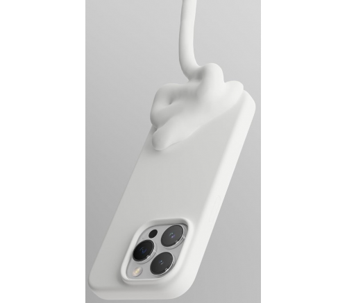 Чехол Elago для iPhone 15 Pro Max Soft silicone (Liquid) Белый - фото 3