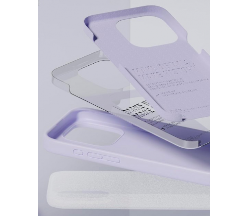 Чехол Elago для iPhone 15 Pro Soft silicone (Liquid) Фиолетовый - фото 4