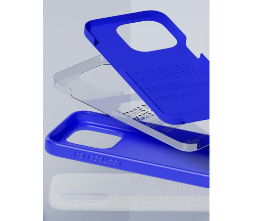 Чехол Elago для iPhone 15 Pro Soft silicone (Liquid) Синий кобальт - фото 4