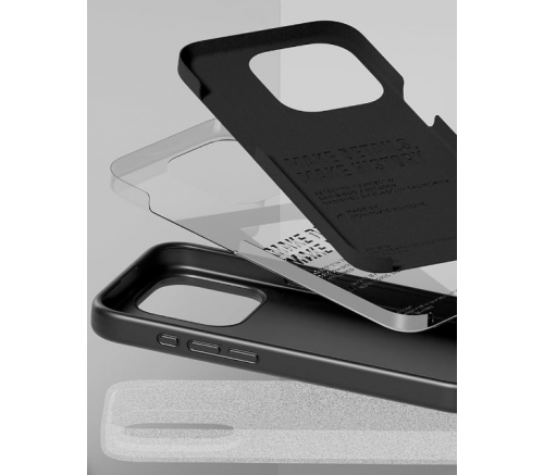 Чехол Elago для iPhone 15 Pro Soft silicone (Liquid) Черный - фото 4