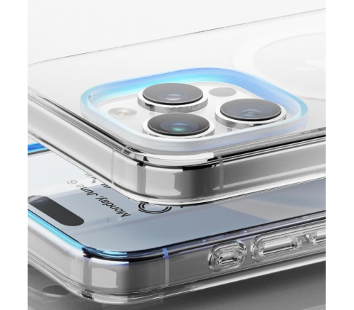 Чехол Elago для iPhone 15 Pro HYBRID (pc/tpu) Прозрачный/белый (MagSafe) - фото 5