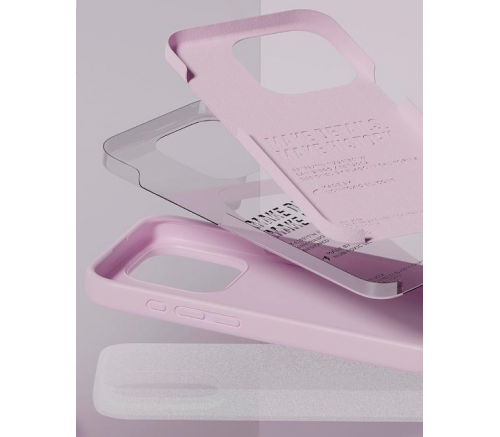 Чехол Elago для iPhone 15 Pro Max Soft silicone (Liquid) Светло-сиреневый - фото 4