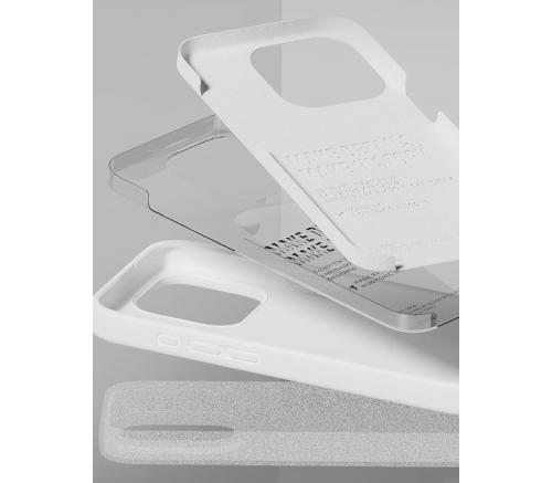 Чехол Elago для iPhone 15 Pro Soft silicone (Liquid) Белый - фото 4