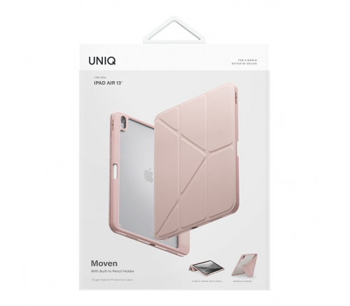 Чехол Uniq для iPad Air 13 (2024) Moven, розовый - фото 5