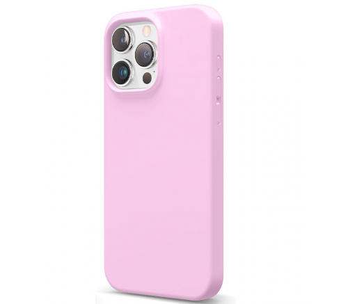 Чехол Elago для iPhone 15 Pro Max Soft silicone (Liquid) Светло-сиреневый - фото 1