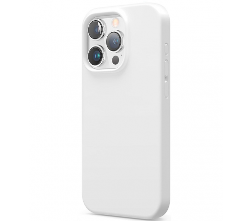 Чехол Elago для iPhone 15 Pro Soft silicone (Liquid) Белый - фото 1