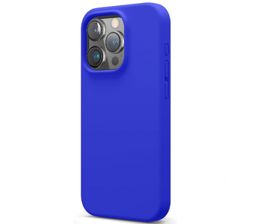 Чехол Elago для iPhone 15 Pro Max Soft silicone (Liquid) Синий кобальт - фото 1