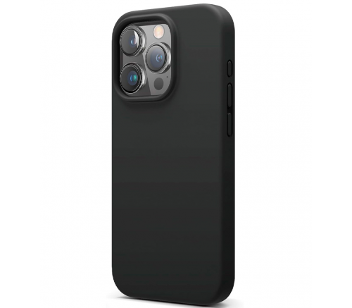 Чехол Elago для iPhone 15 Pro Soft silicone (Liquid) Черный - фото 1