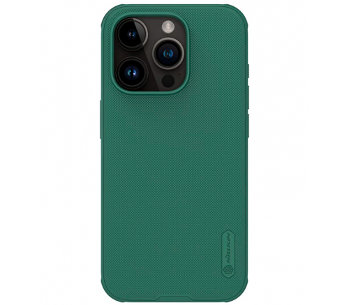 Чехол Nillkin для iPhone 15 Pro Frosted Shield Pro Темно-зеленый - фото 1