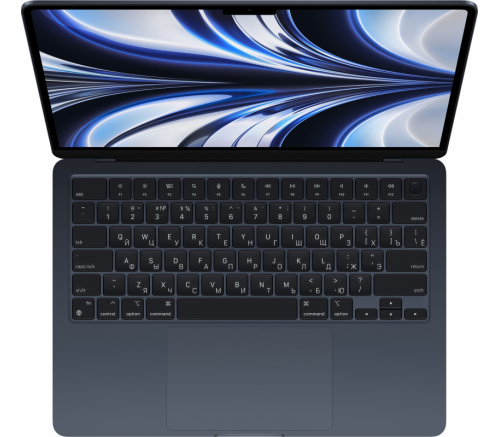 Apple MacBook Air 13" (2022), M2 8-Core, 16 ГБ, 256 ГБ, SSD, 8-Core GPU, русская раскладка, «тёмная ночь» фото 2