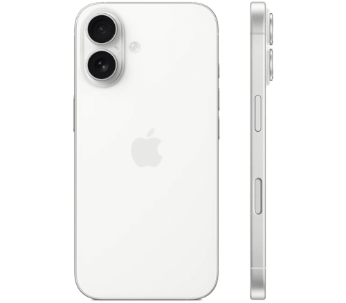 Apple iPhone 16, 256 ГБ, белый - фото 2