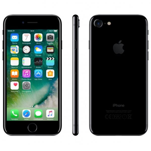 Полный вид Apple iPhone 7 256GB Jet Black