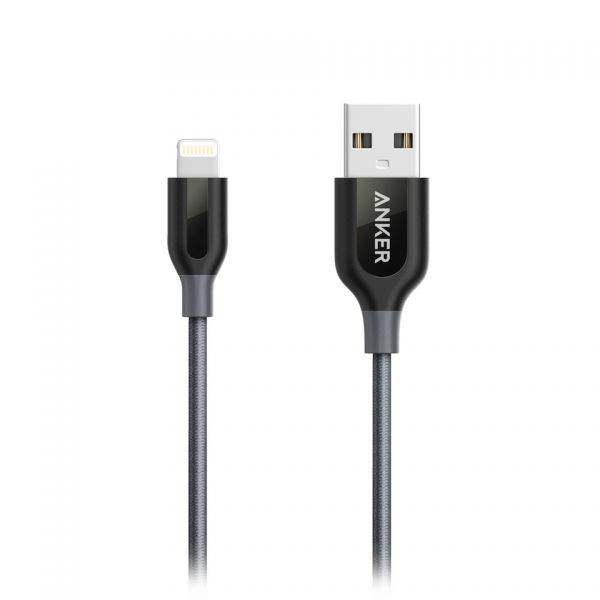 Фото Anker PowerLine+ USB-Lightning 0,9 м. серого цвета