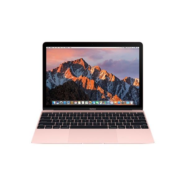 Ноутбук Apple MacBook 12", процессор 1,2 ГГц, накопитель 256 ГБ (розового цвета)