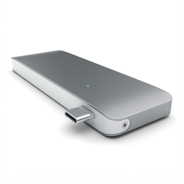 Зарядное устройство Satechi USB-C hub pass through charging, серый
