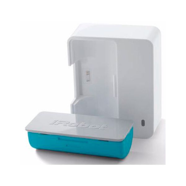 Зарядное устройство и аккумуляторная батарея iRobot для пылесоса Braava Jet, белые-фото