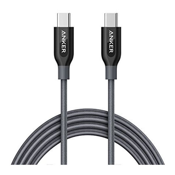 Кабель Anker Powerline+ USB-C to USB-C, серый-фото