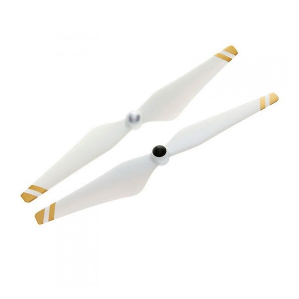 Набор пропеллеров DJI 9450, белые с золотыми полосками-фото