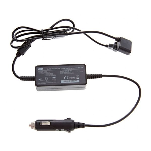 Автомобильное зарядное устройство DJI для Phantom 3, черное-фото