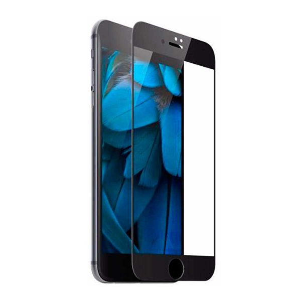 Защитное стекло Baseus Silk-screen Tempered Glass Film для iPhone 7/8, черное -фото