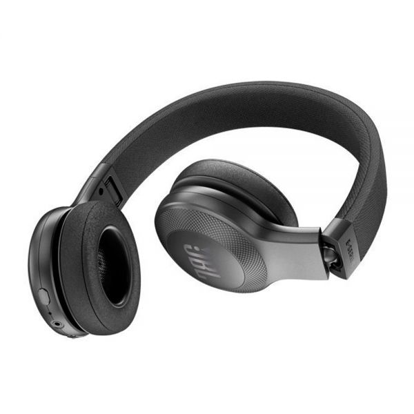Беспроводные наушники JBL E45 BT, с микрофоном, накладные, чёрный - фото 2