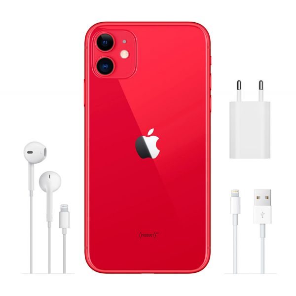 Apple iPhone 11, 256 ГБ, красный - фото4