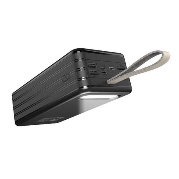 Внешний аккумулятор HOCO DB11, 4 USB-A, 50000 мАч, 185 Вт, 2.1А, чёрный - фото 4