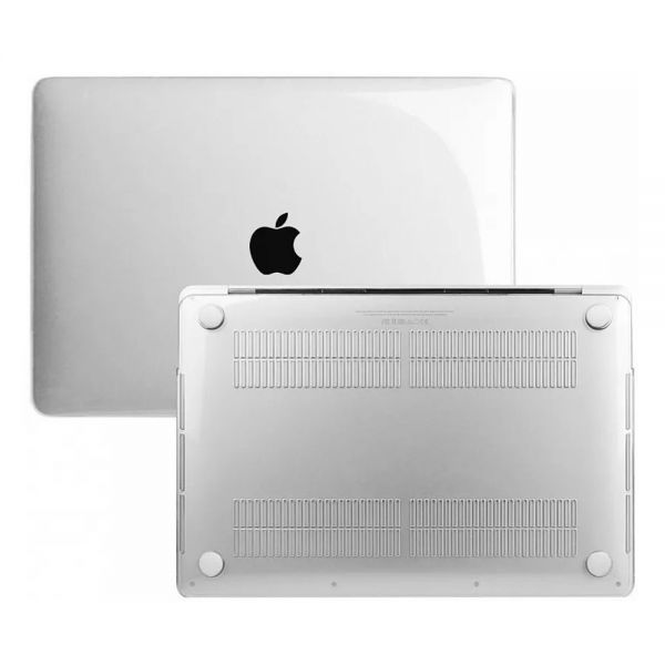 Чехол-накладка i-Blason для MacBook Air 13 (2018-2020), глянцевый пластик, прозрачный - фото 2